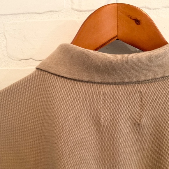 Inimigo Men’s Polo Shirt Tennis Prep Preppy Academia Neutral Beige Sand XL - Picture 9 of 11